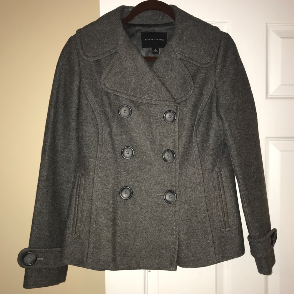 Banana Republic Wool Peacoat